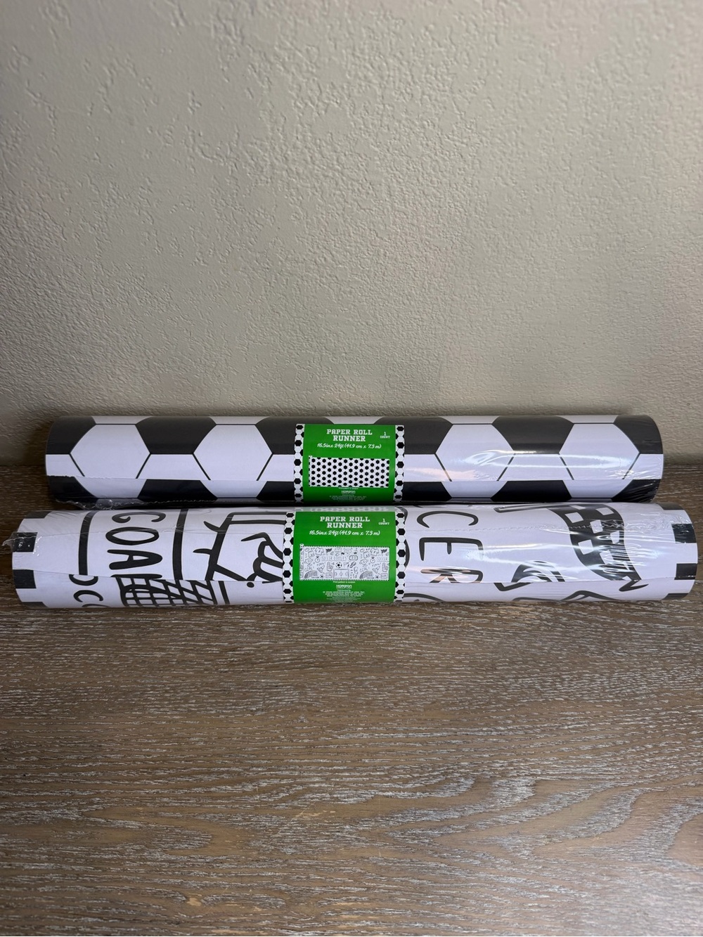 New Target Bullseye Soccer Table Runner set of 2